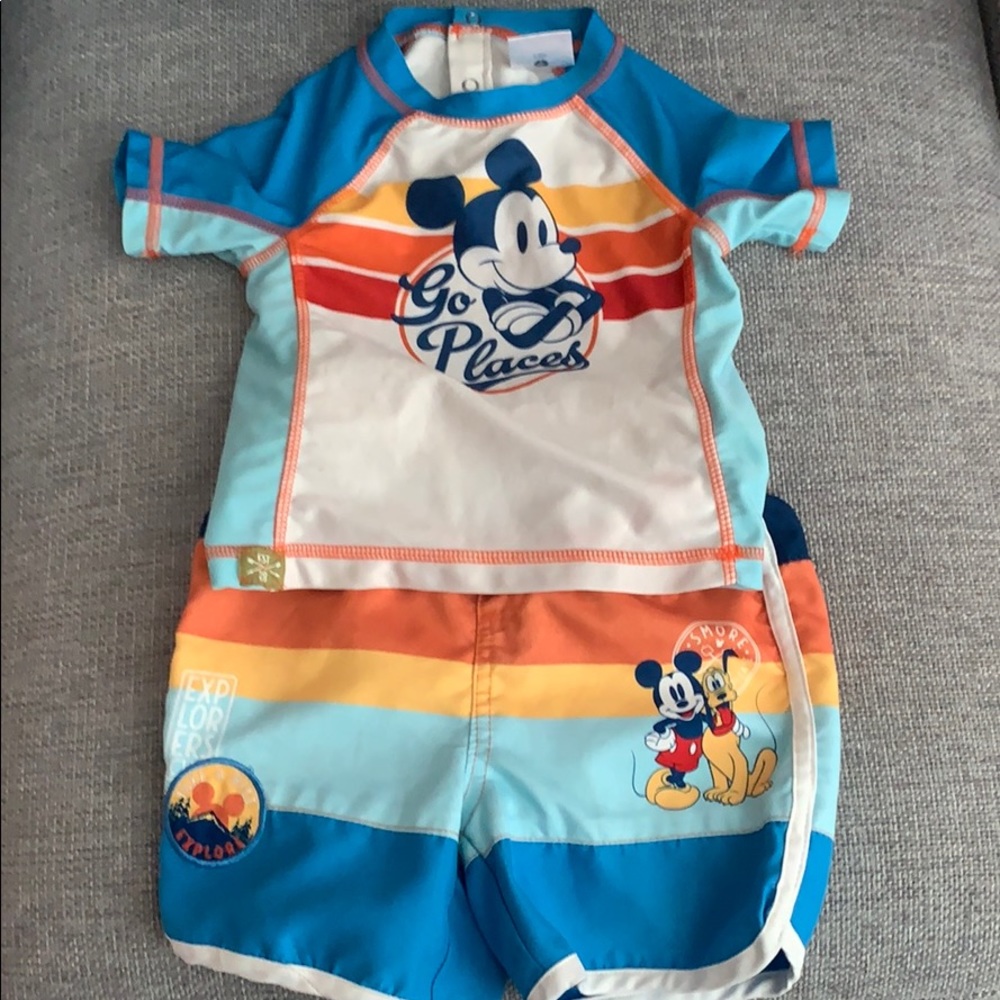 Two piece Mickey swimsuit